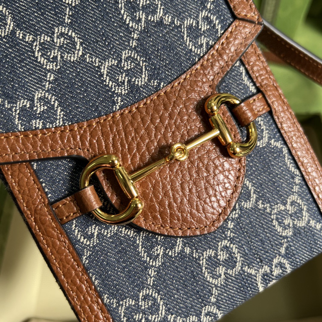 G*u*i G*u*i horsebit 1955 mini bag