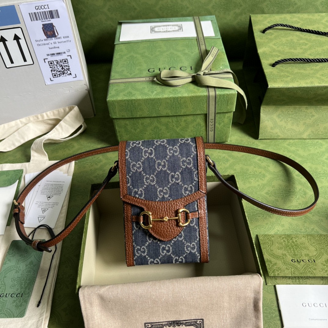 G*u*i G*u*i horsebit 1955 mini bag