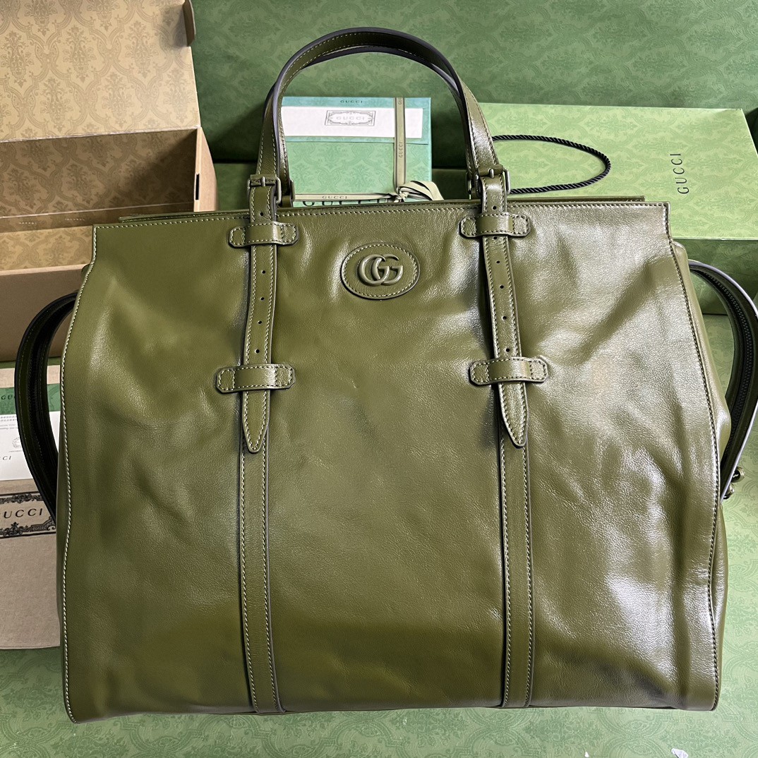 G*u*i large tote bag with tonal double g