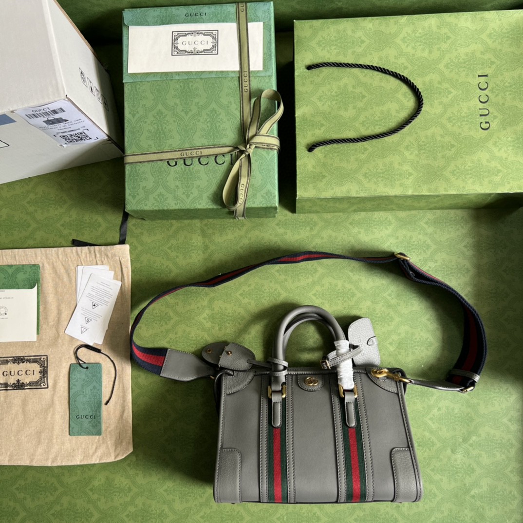 G*u*i small double g top-handle bag