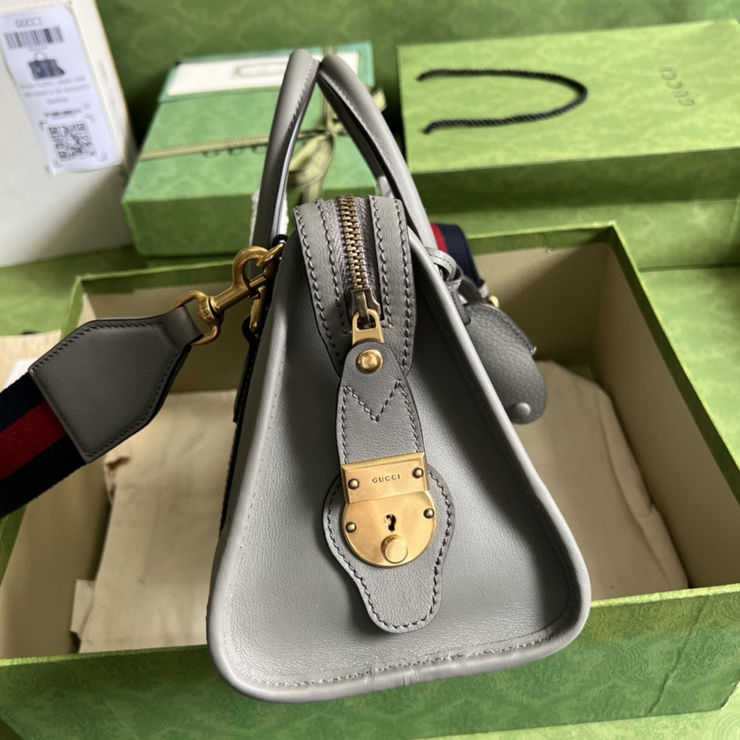 G*u*i small double g top-handle bag