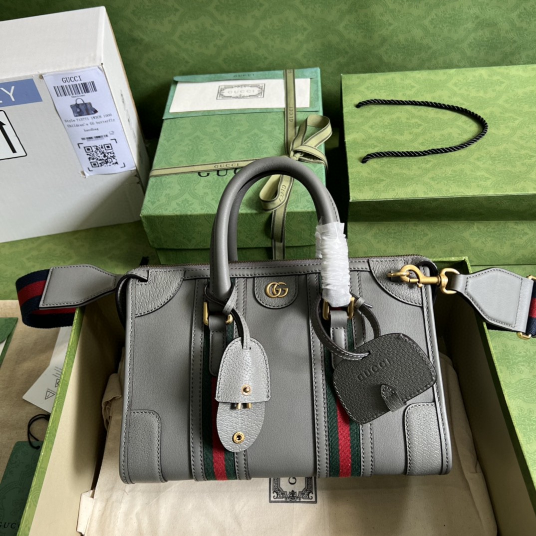 G*u*i small double g top-handle bag