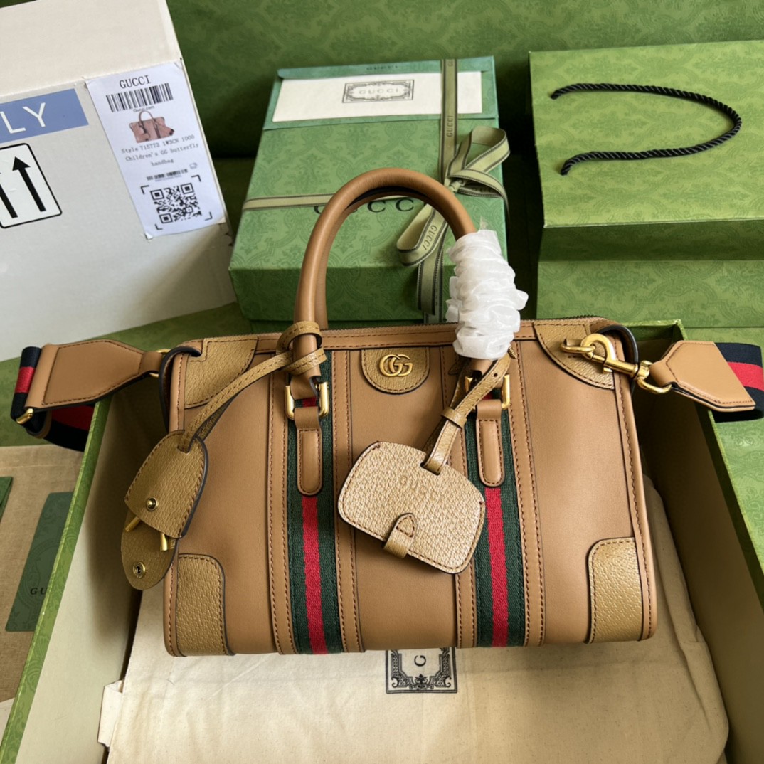 G*u*i small double g top-handle bag