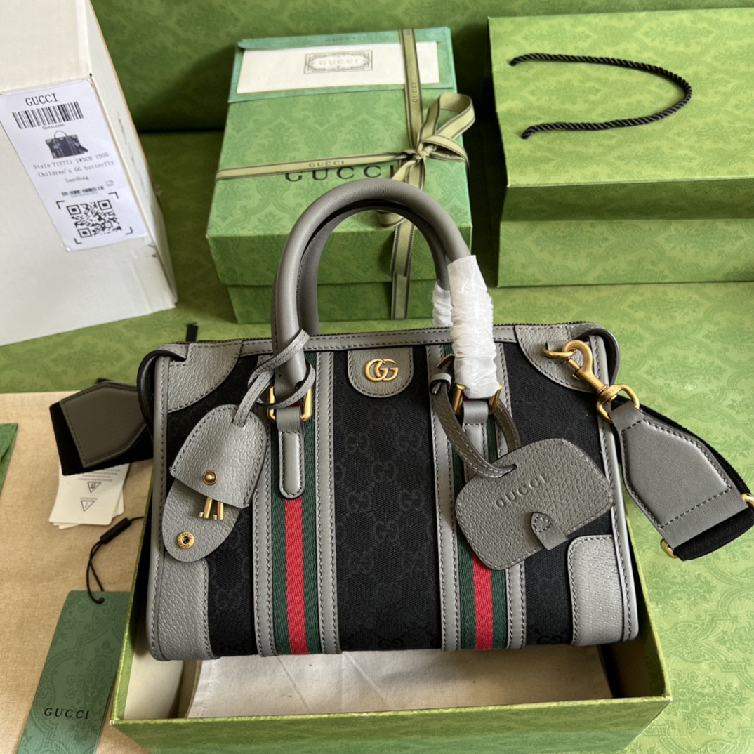 G*u*i small double g top-handle bag