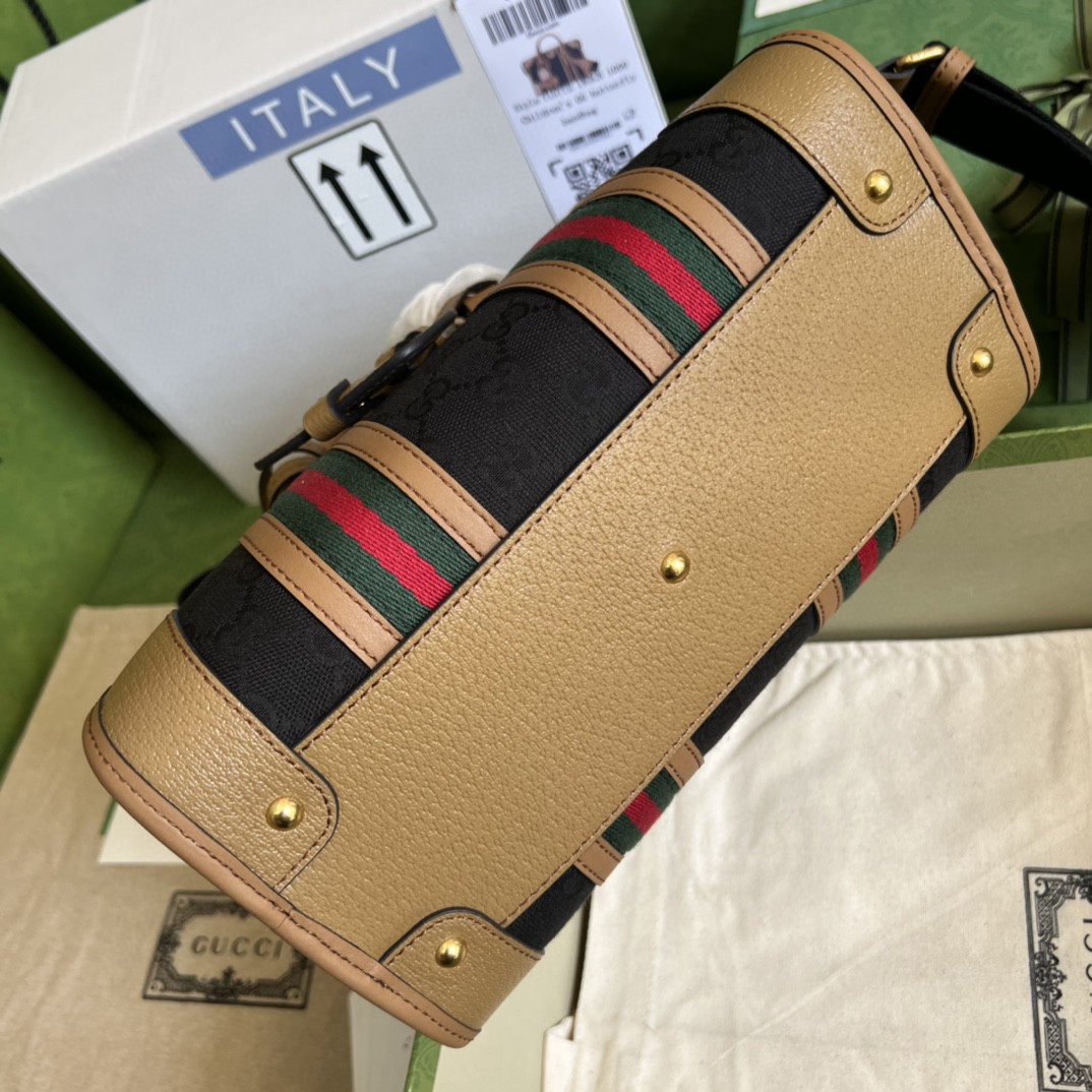 G*u*i small double g top-handle bag