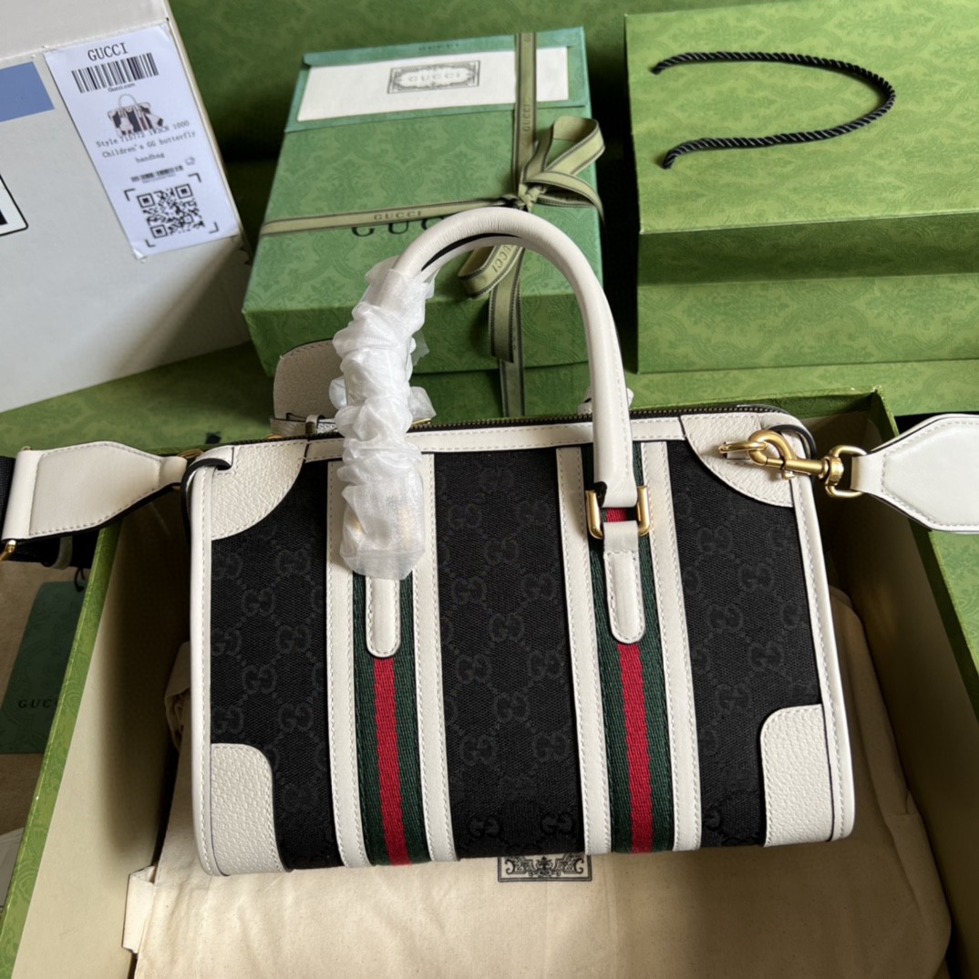 G*u*i small double g top-handle bag
