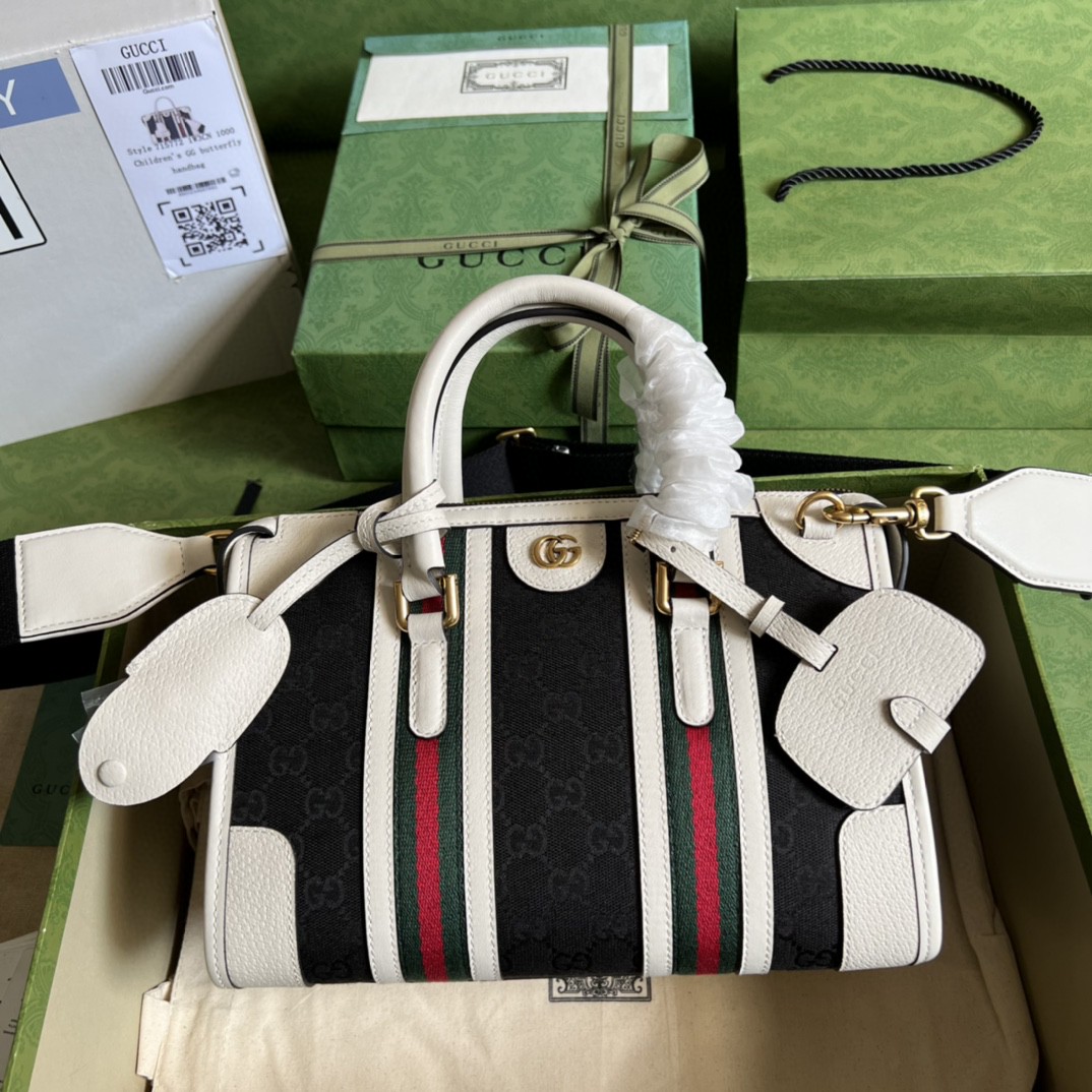 G*u*i small double g top-handle bag