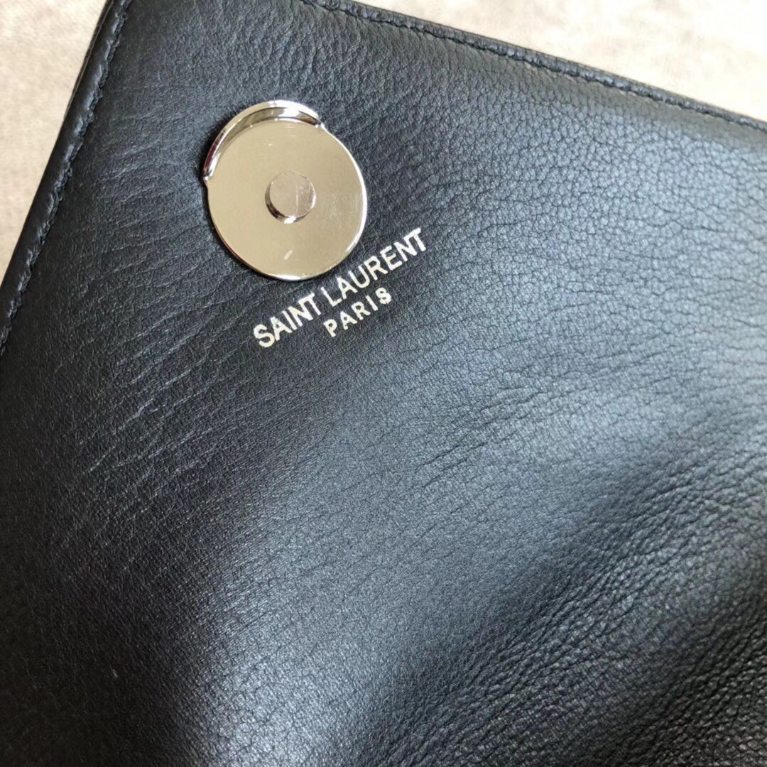 YSL Chevron Monogram Classic Baby Chain Bag