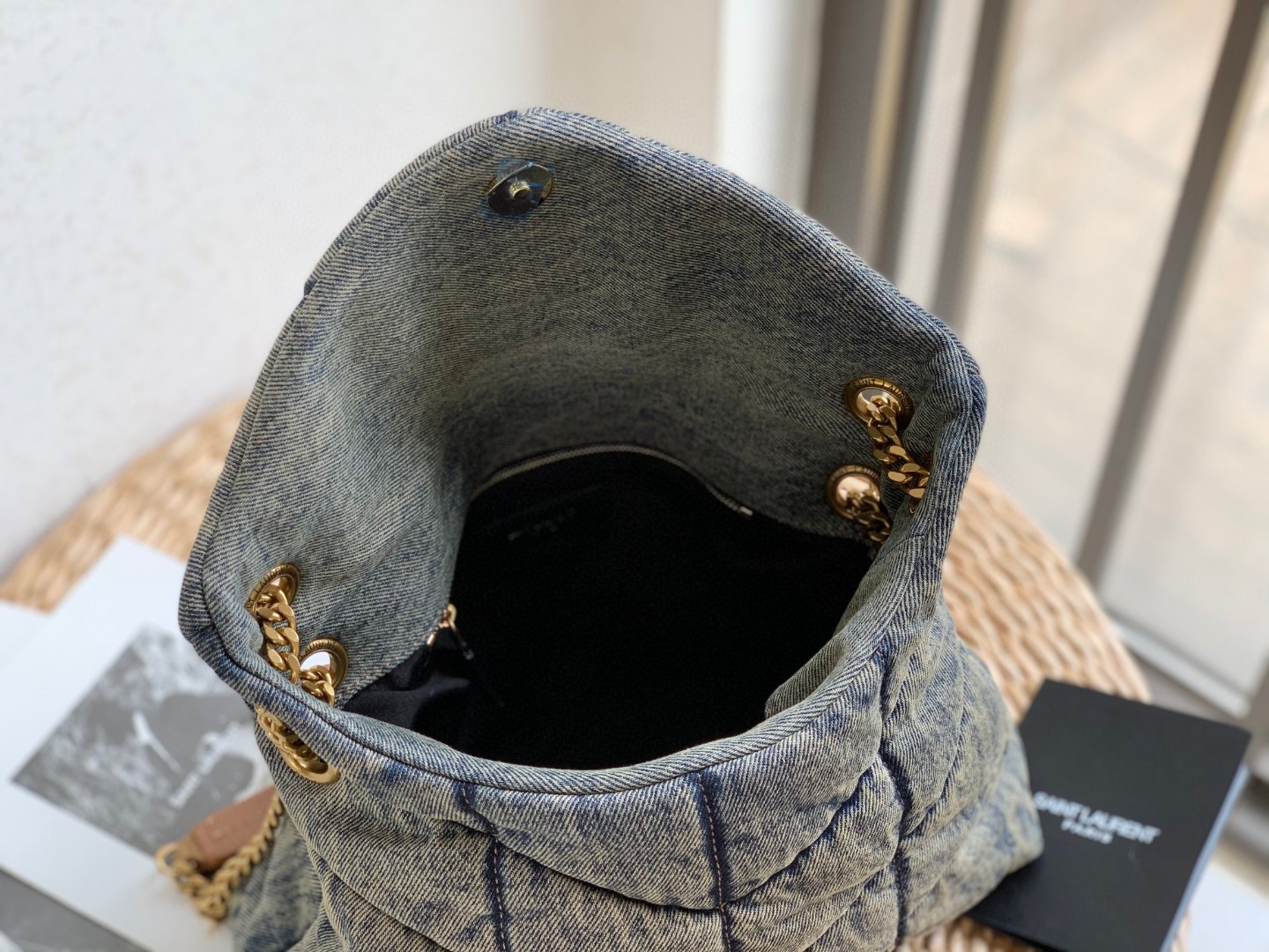YSL PUFFER SMALL CHAIN BAG