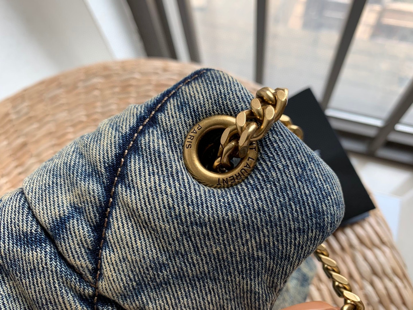 YSL PUFFER SMALL CHAIN BAG