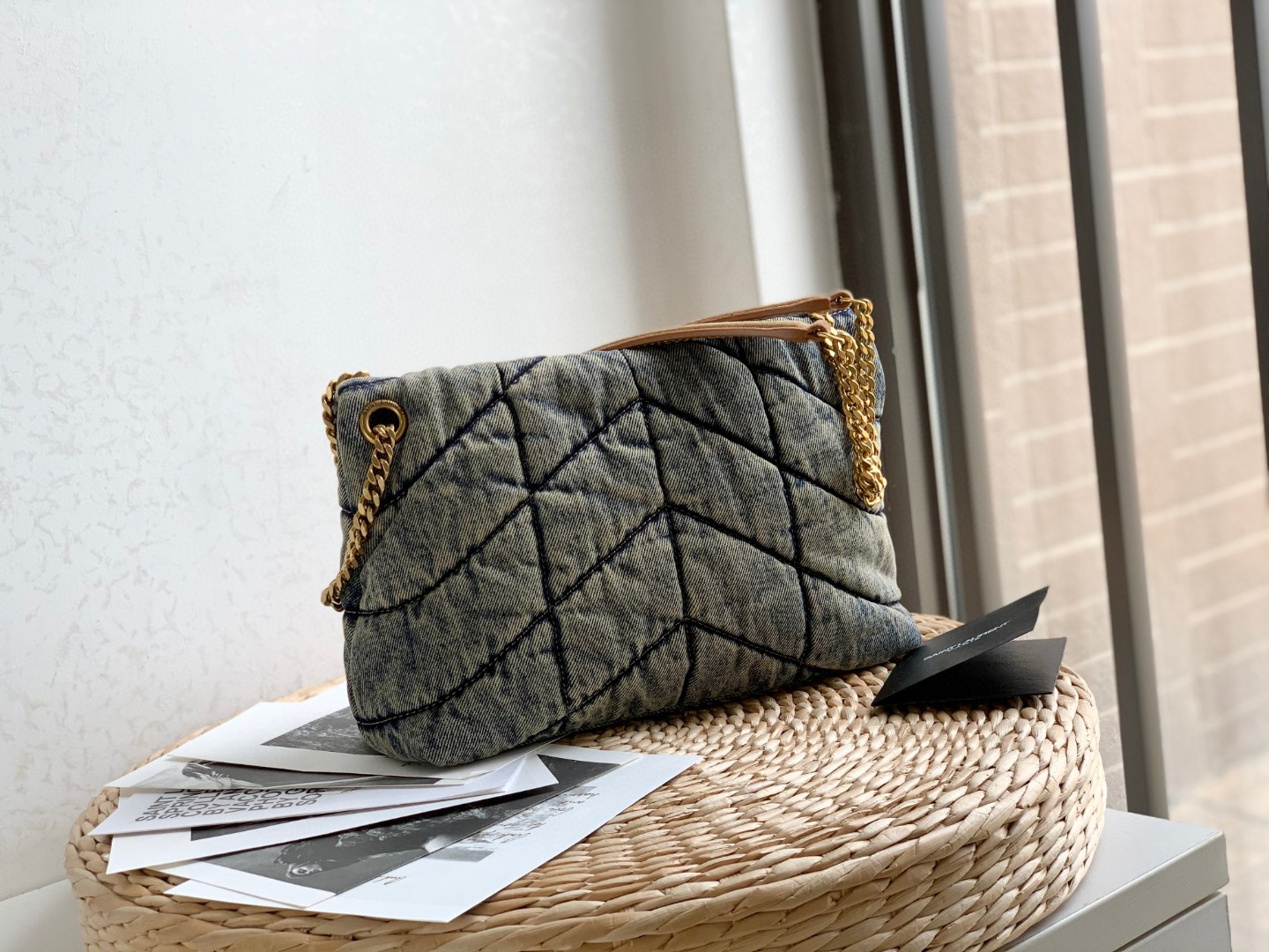 YSL PUFFER SMALL CHAIN BAG