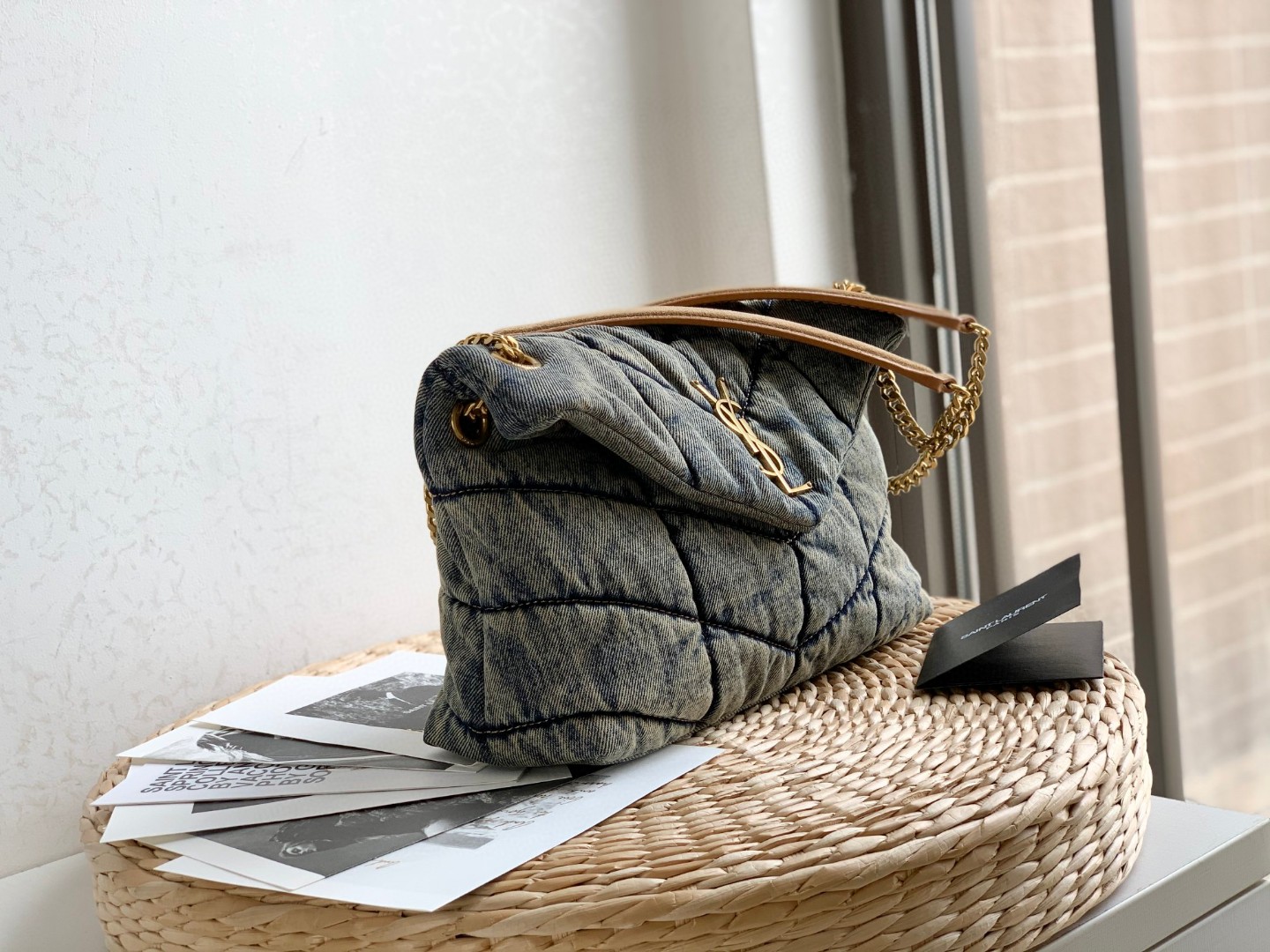 YSL PUFFER SMALL CHAIN BAG