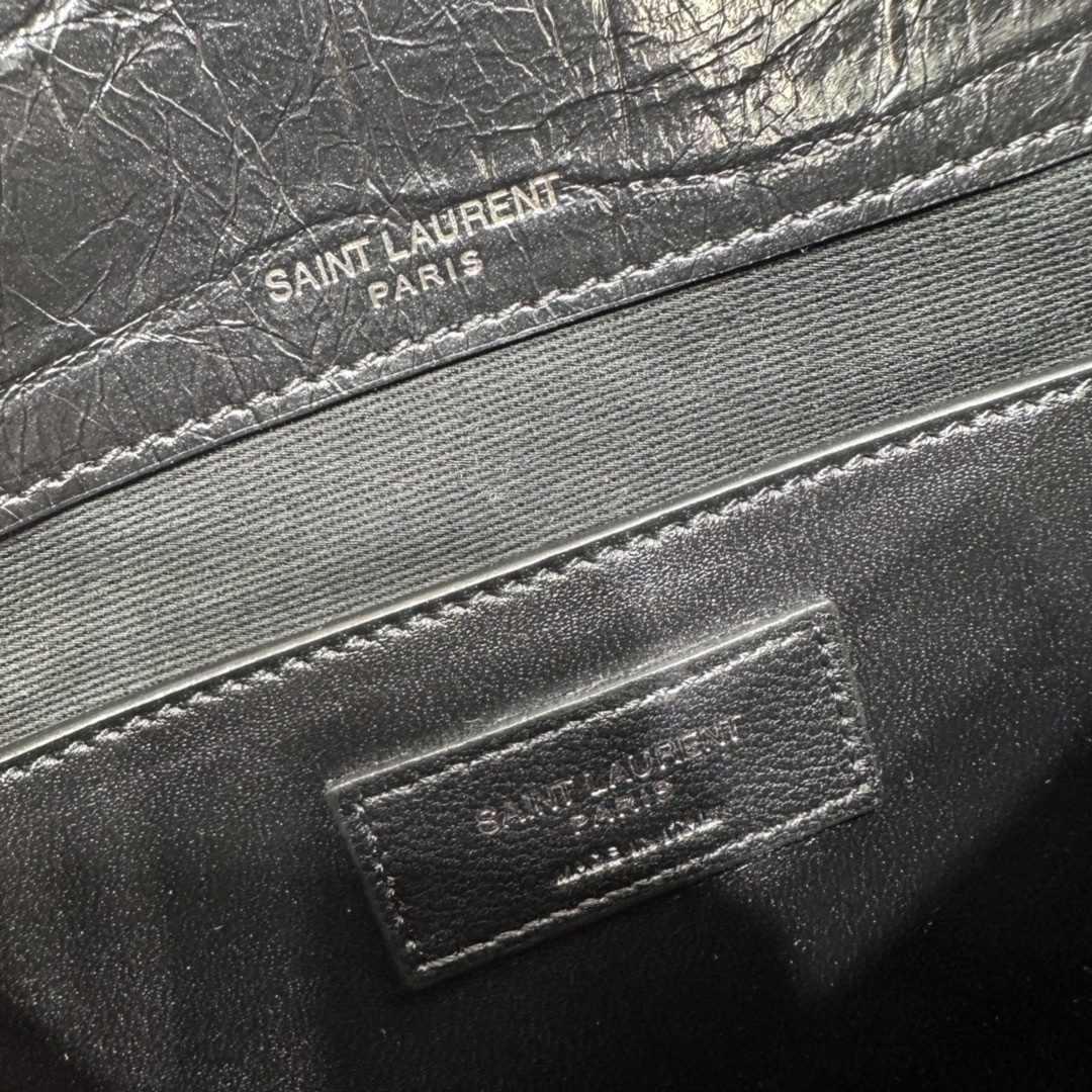 YSL NIKI BABY CHAIN BAG IN CROCODILE-EMBOSSED LEATHER