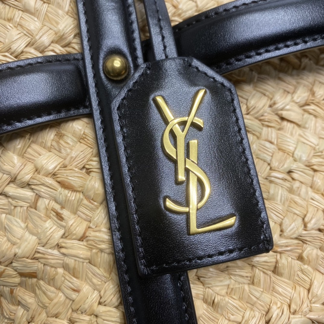 YSL Panier woven tote bag