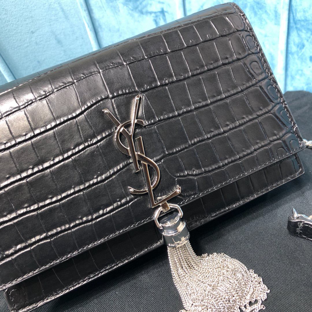 YSL KATE CHAIN WALLET WITH TASSEL