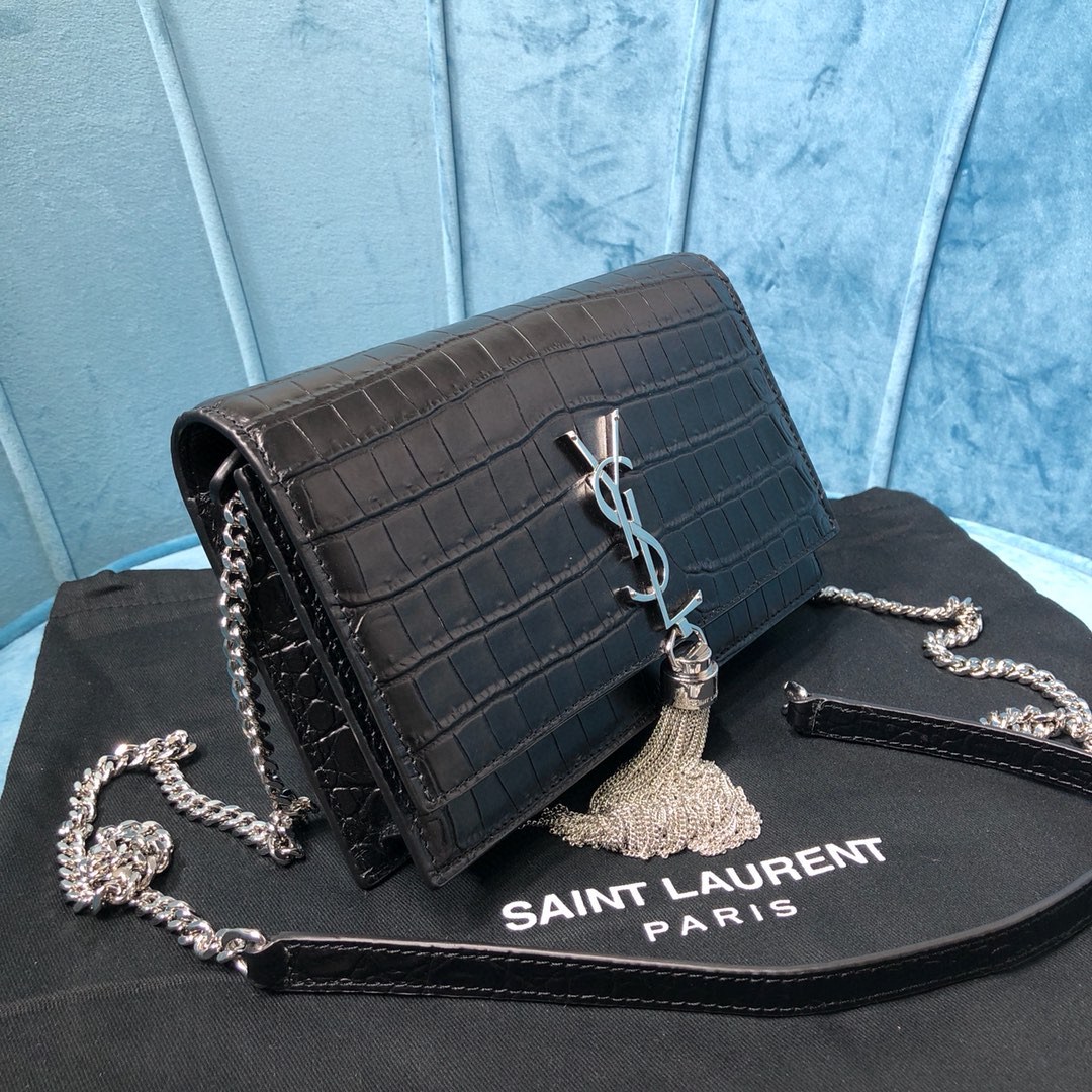 YSL KATE CHAIN WALLET WITH TASSEL