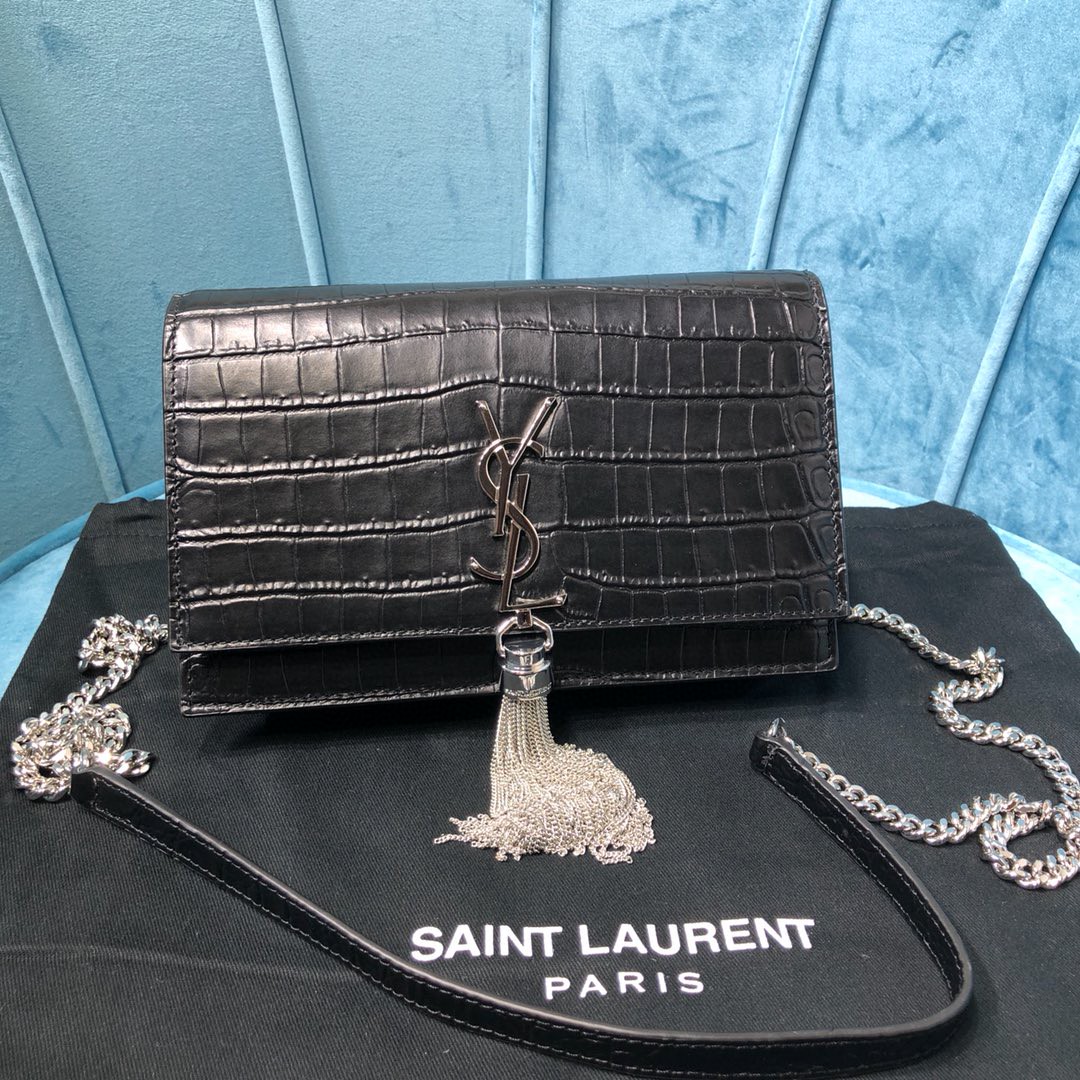 YSL KATE CHAIN WALLET WITH TASSEL