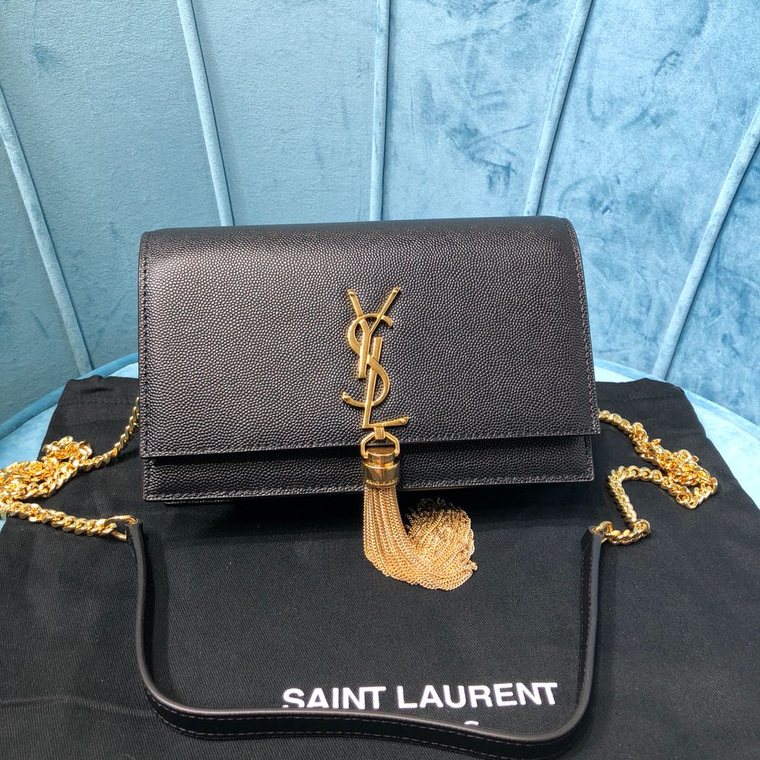 YSL KATE CHAIN WALLET WITH TASSEL