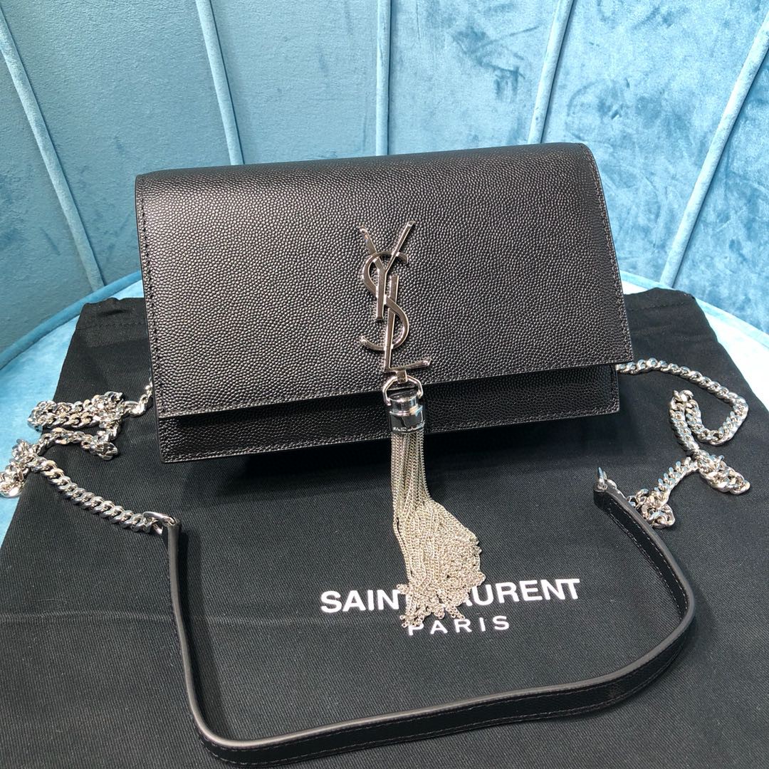 YSL KATE CHAIN WALLET WITH TASSEL