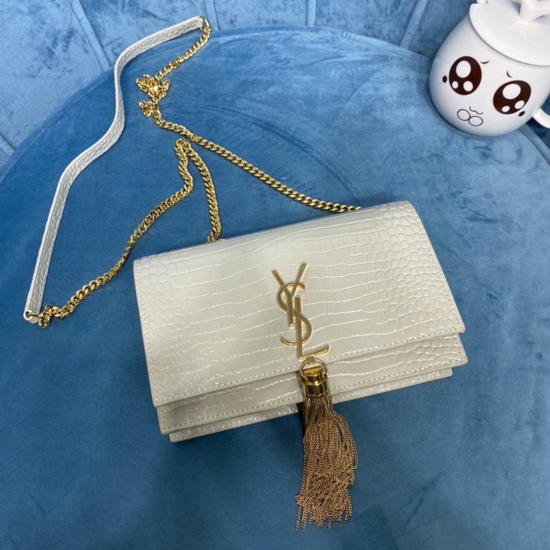 YSL KATE CHAIN WALLET WITH TASSEL