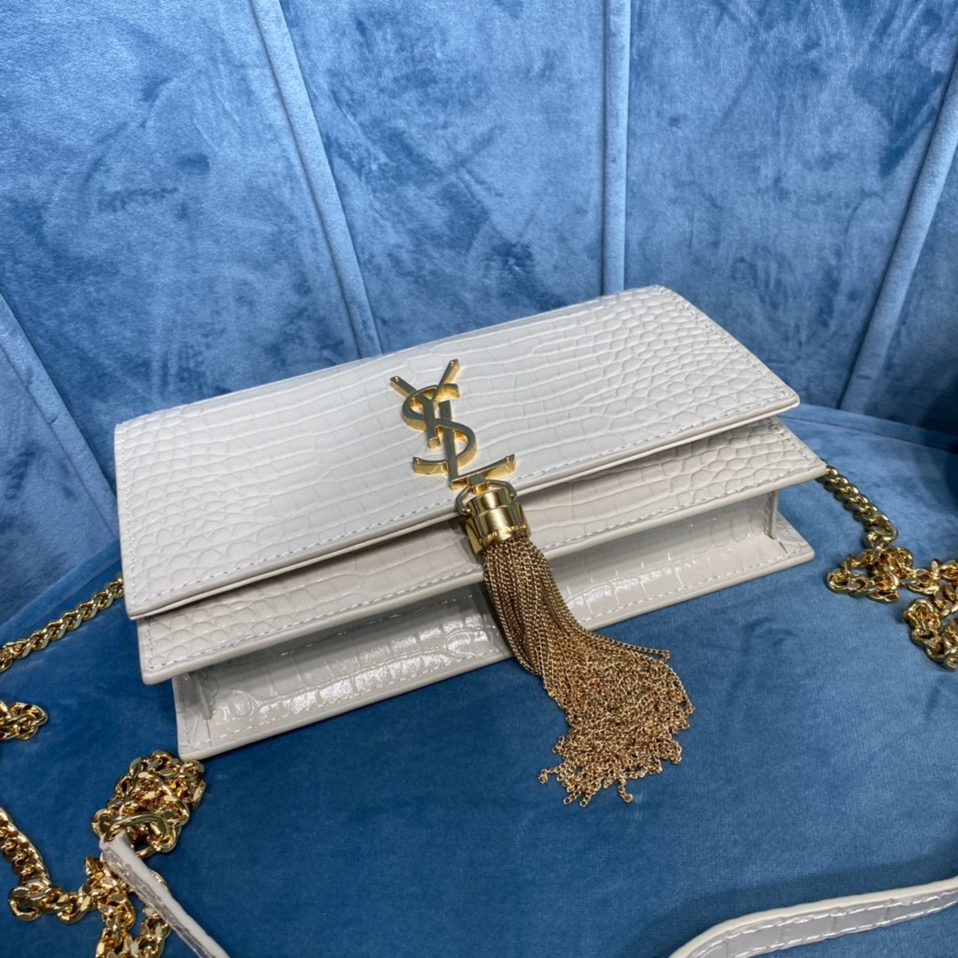 YSL KATE CHAIN WALLET WITH TASSEL