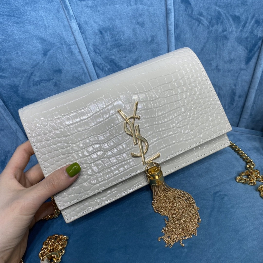 YSL KATE CHAIN WALLET WITH TASSEL