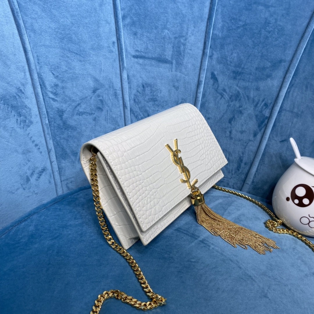 YSL KATE CHAIN WALLET WITH TASSEL