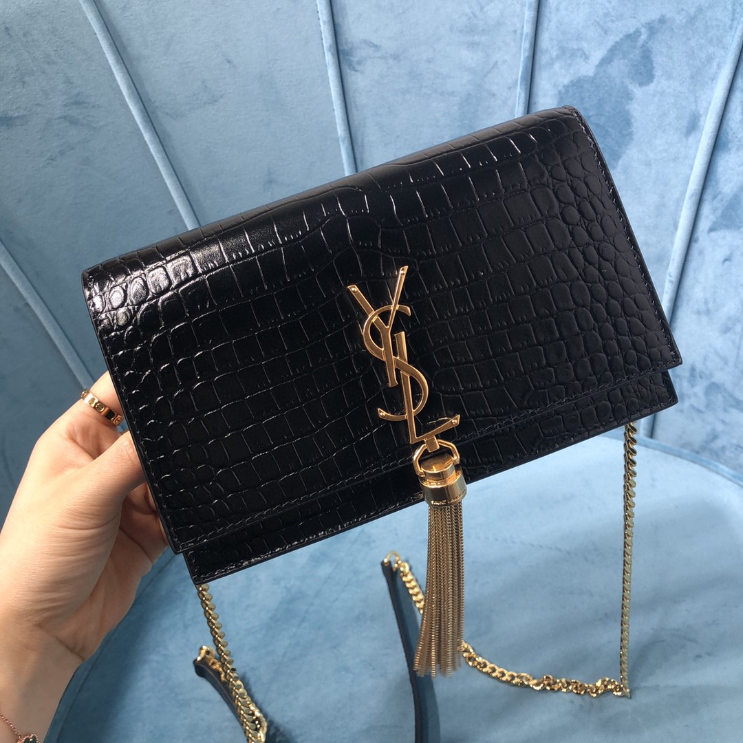 YSL KATE CHAIN WALLET WITH TASSEL