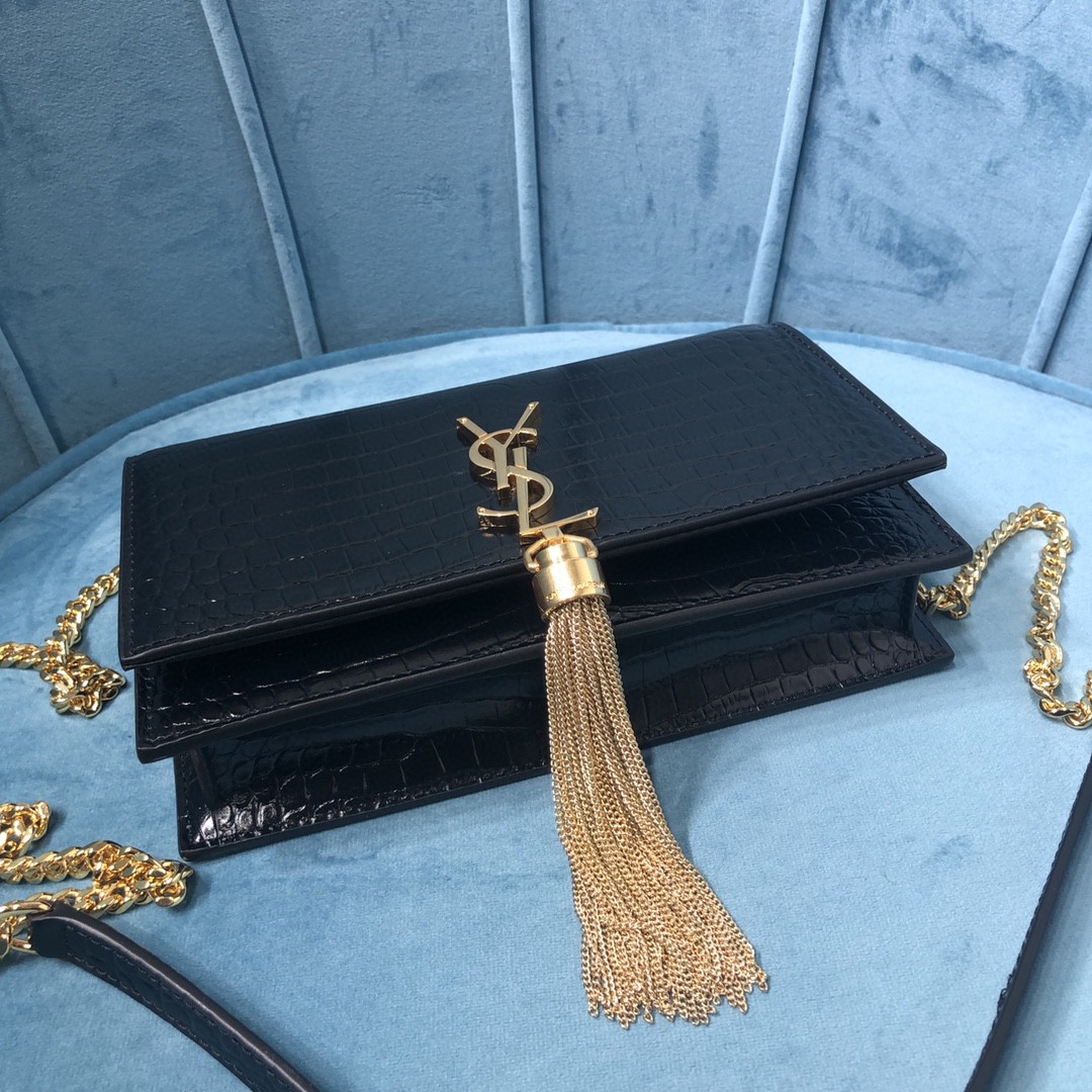 YSL KATE CHAIN WALLET WITH TASSEL