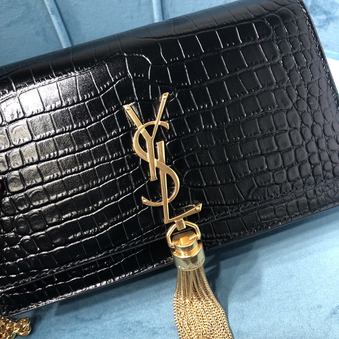 YSL KATE CHAIN WALLET WITH TASSEL