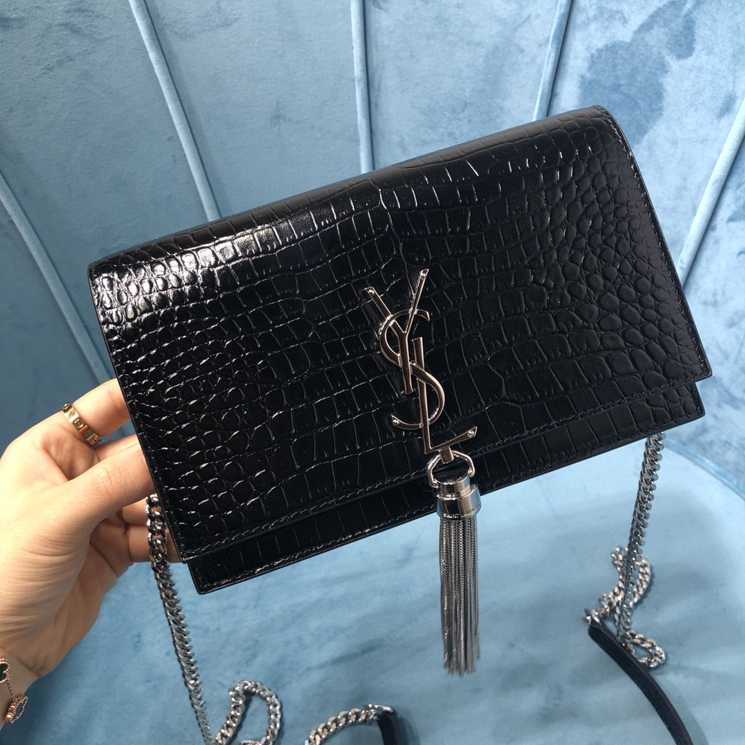 YSL KATE CHAIN WALLET WITH TASSEL