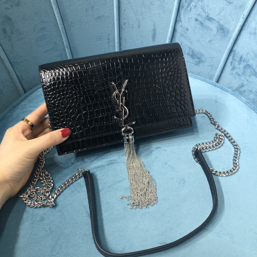 YSL KATE CHAIN WALLET WITH TASSEL