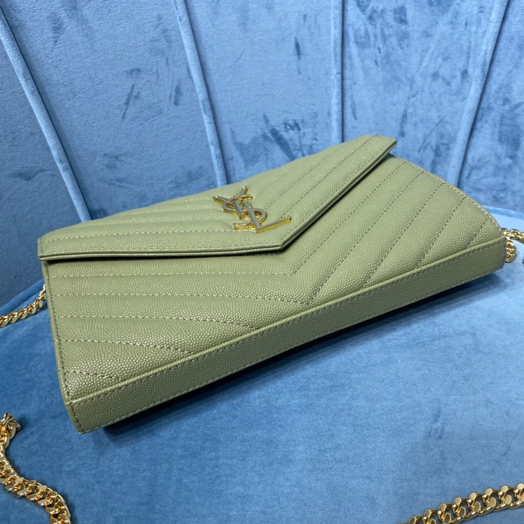 YSL CASSANDRE MATELASSÉ CHAIN WALLET