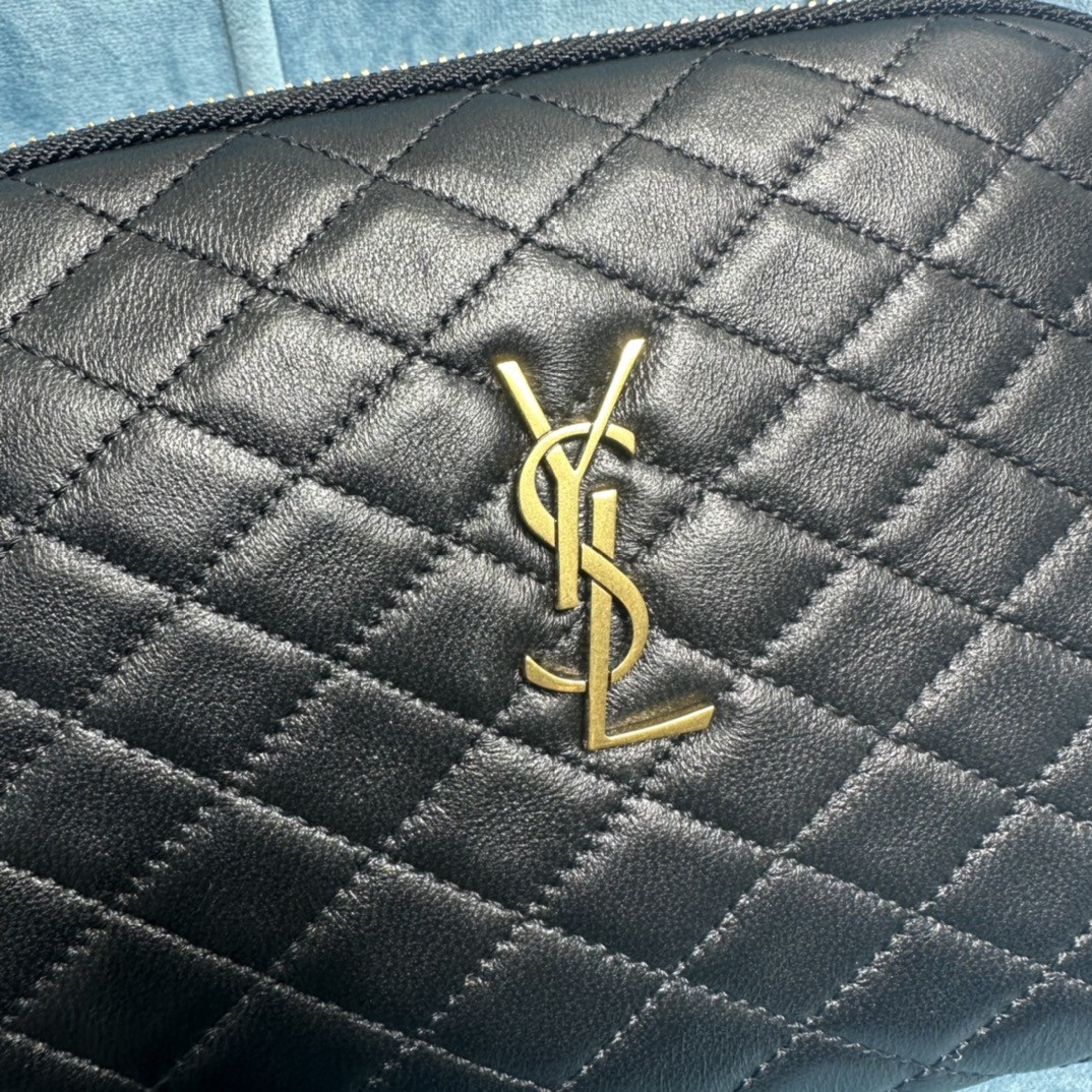 YSL GABY ZIPPED POUCH