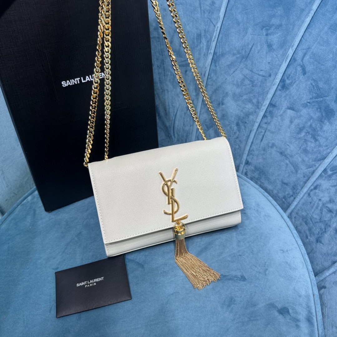 YSL KATE SMALL CHAIN BAG WITH TASSEL