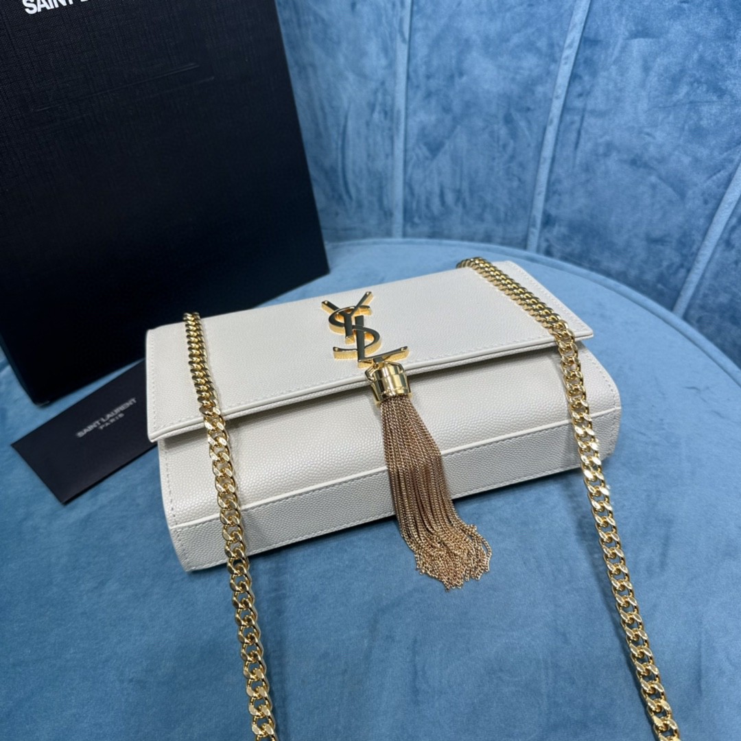 YSL KATE SMALL CHAIN BAG WITH TASSEL