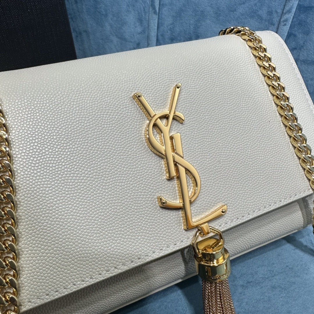 YSL KATE SMALL CHAIN BAG WITH TASSEL