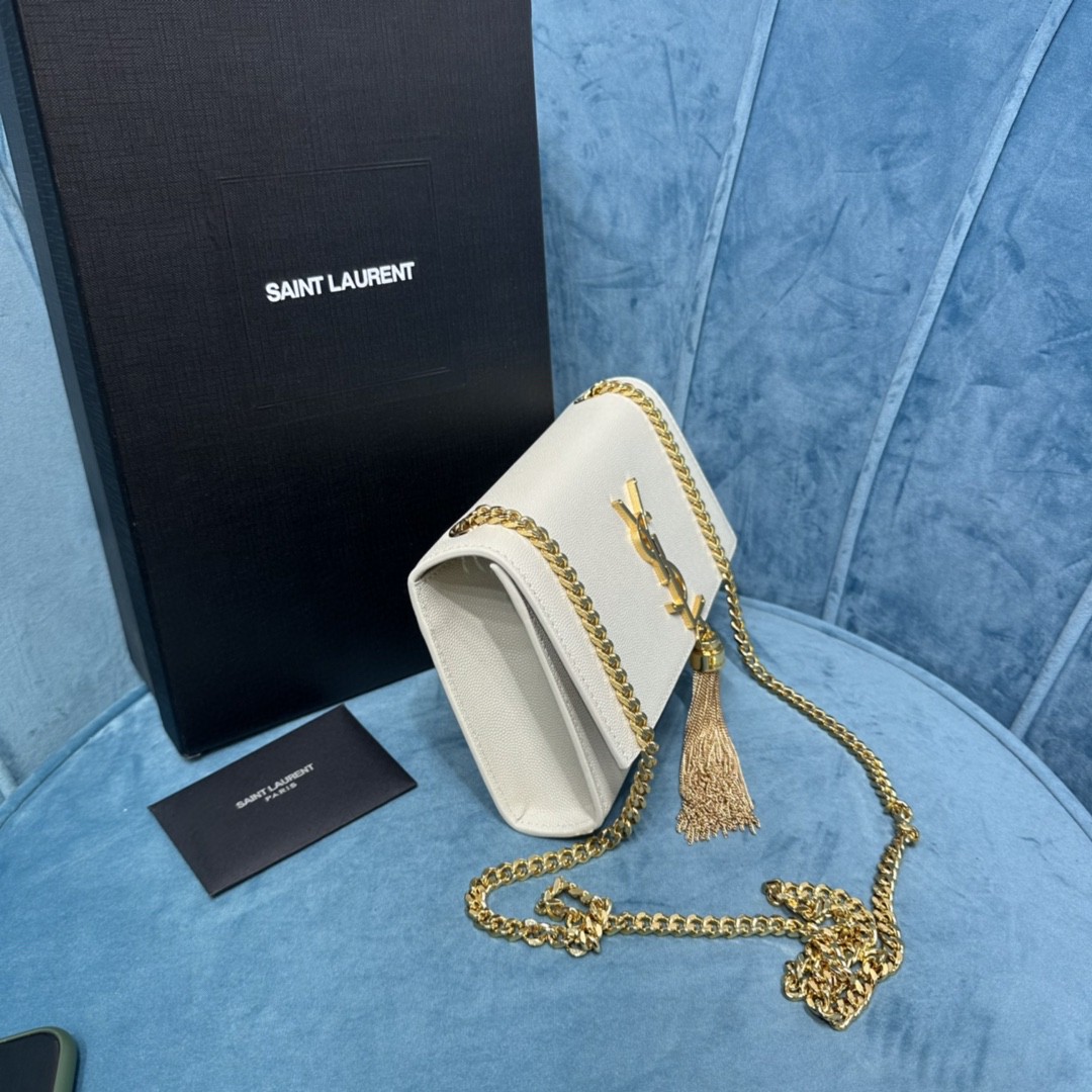 YSL KATE SMALL CHAIN BAG WITH TASSEL