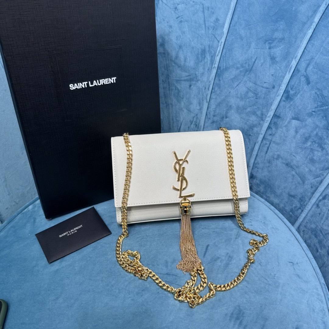 YSL KATE SMALL CHAIN BAG WITH TASSEL
