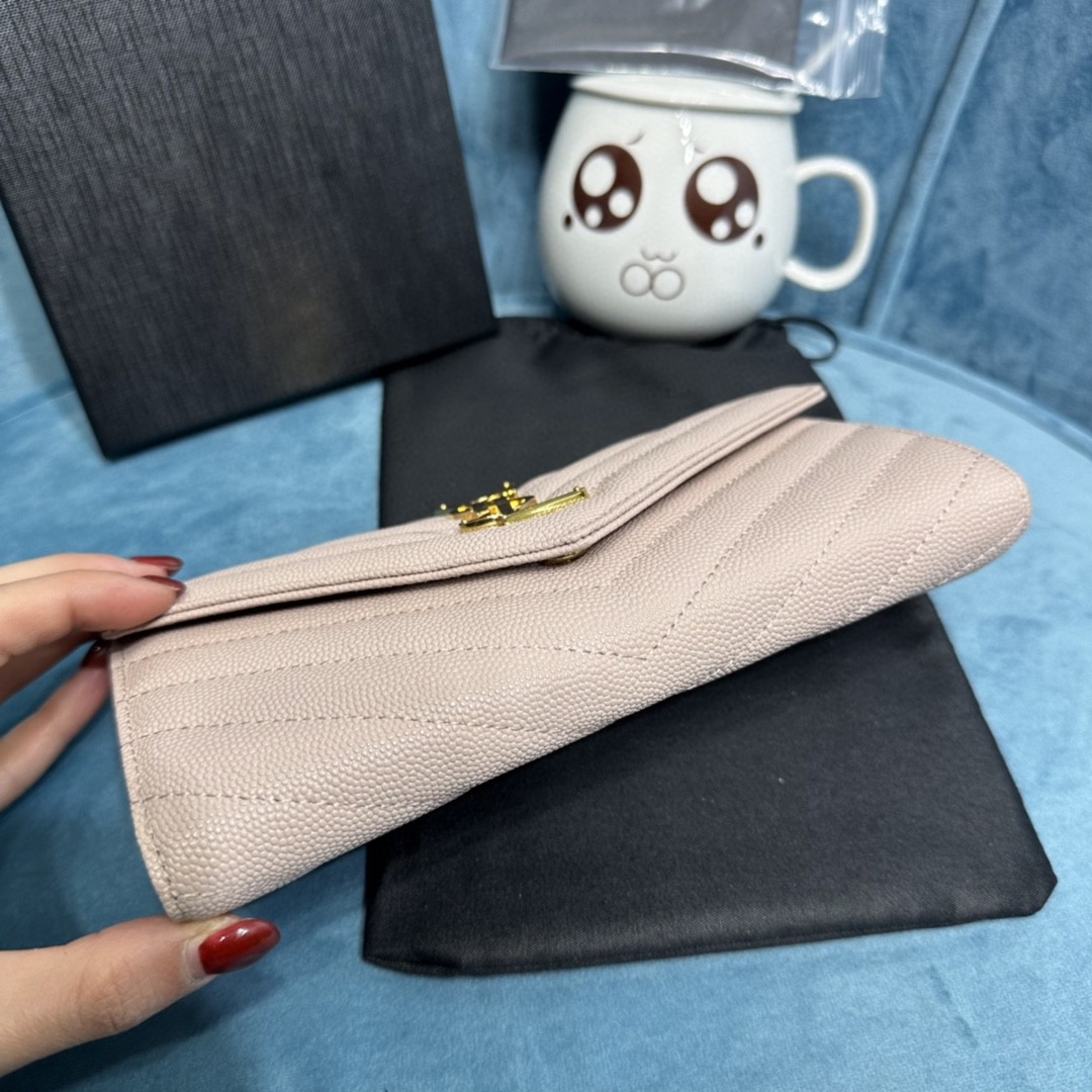 YSL CASSANDRE MATELASSÉ LARGE FLAP WALLET