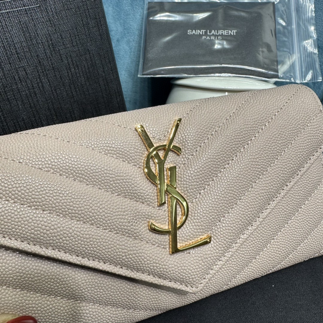 YSL CASSANDRE MATELASSÉ LARGE FLAP WALLET