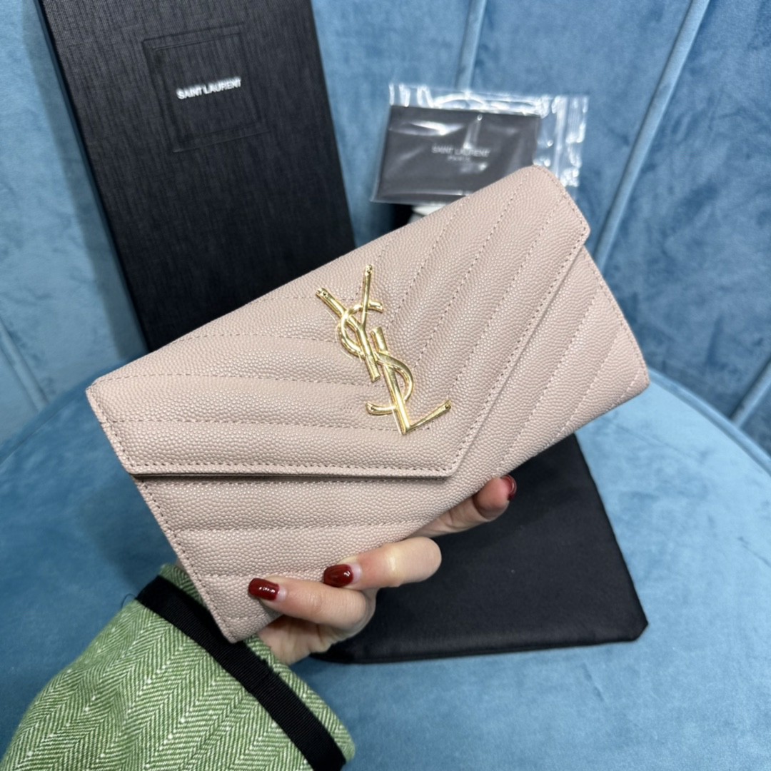 YSL CASSANDRE MATELASSÉ LARGE FLAP WALLET