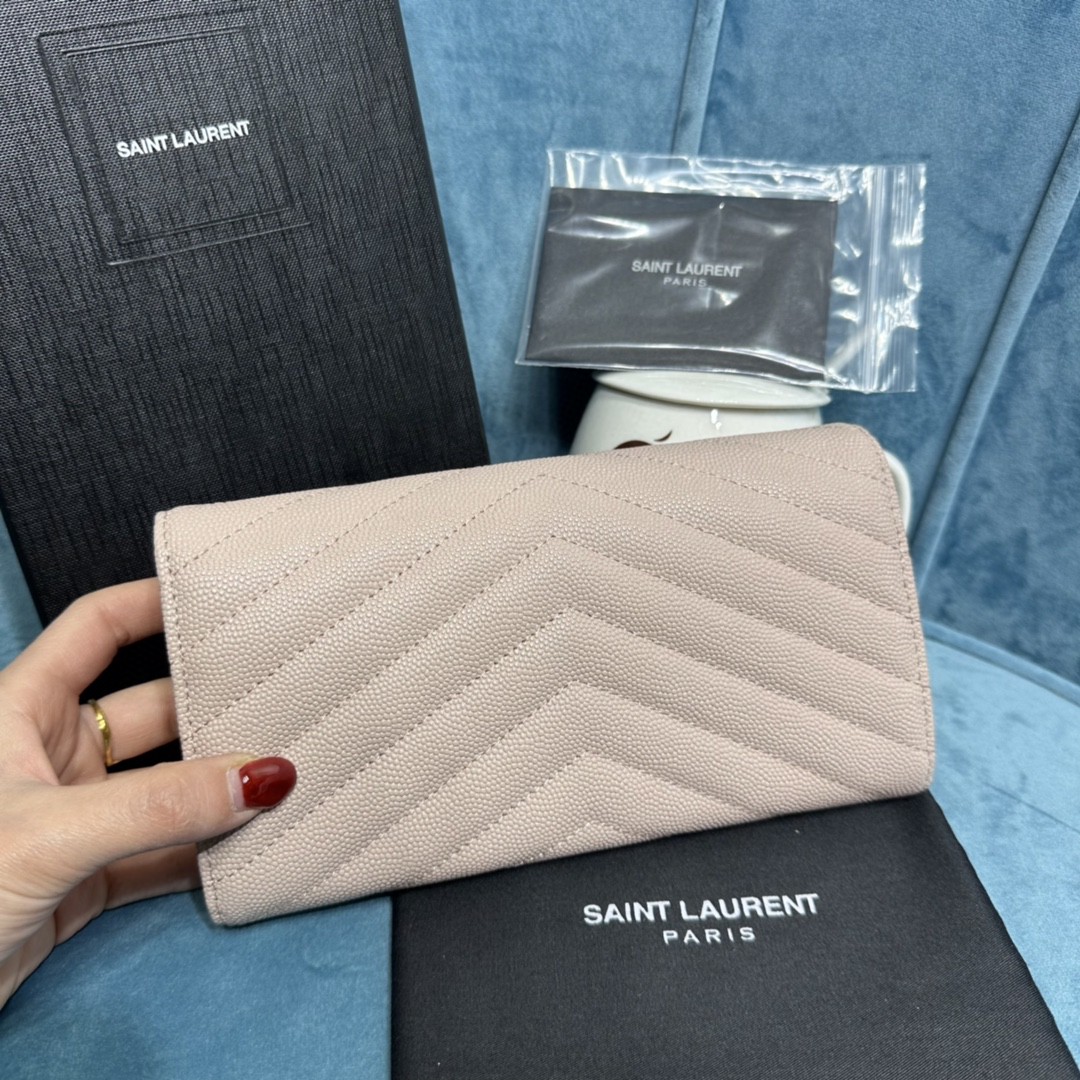 YSL CASSANDRE MATELASSÉ LARGE FLAP WALLET