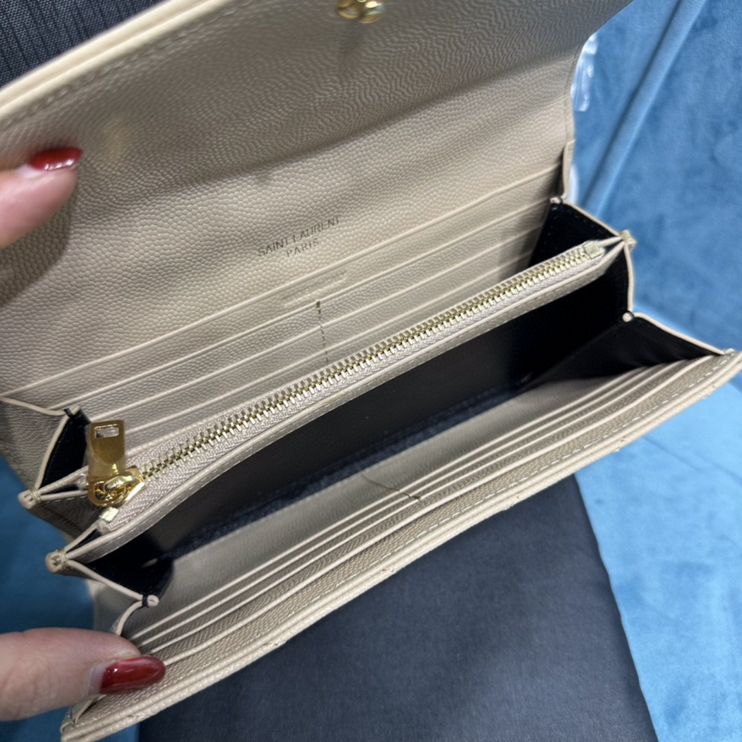 YSL CASSANDRE MATELASSÉ LARGE FLAP WALLET