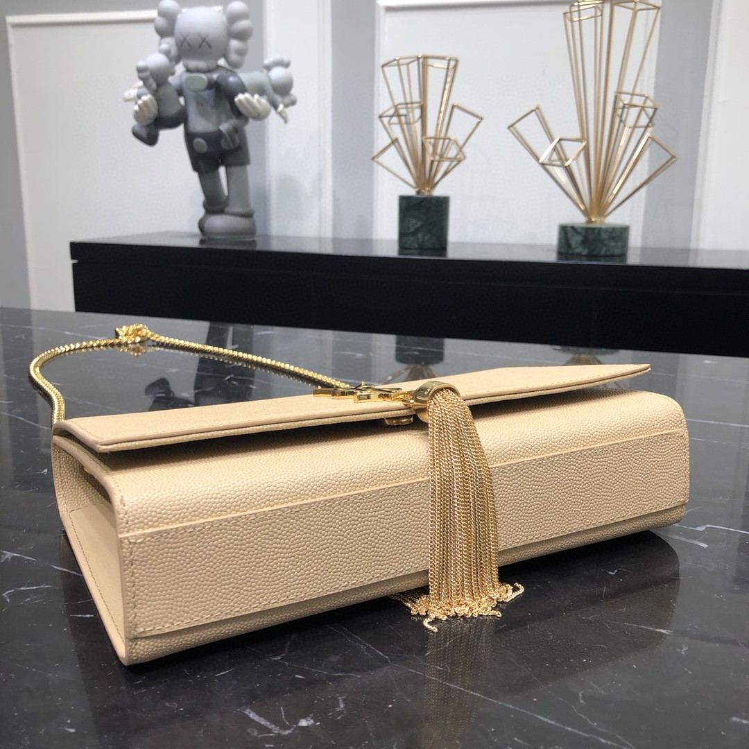 YSL KATE MEDIUM CHAIN BAG WITH TASSEL
