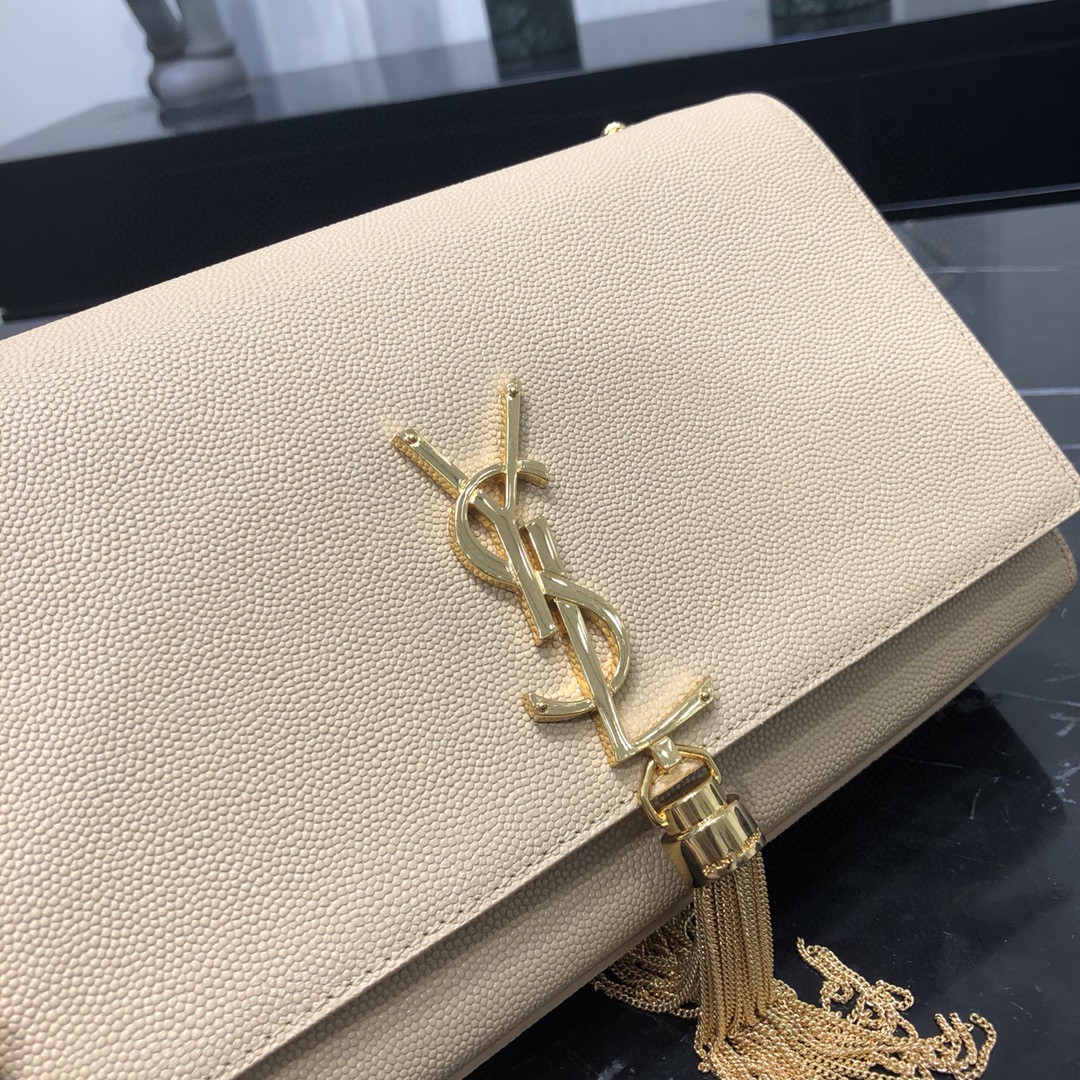 YSL KATE MEDIUM CHAIN BAG WITH TASSEL