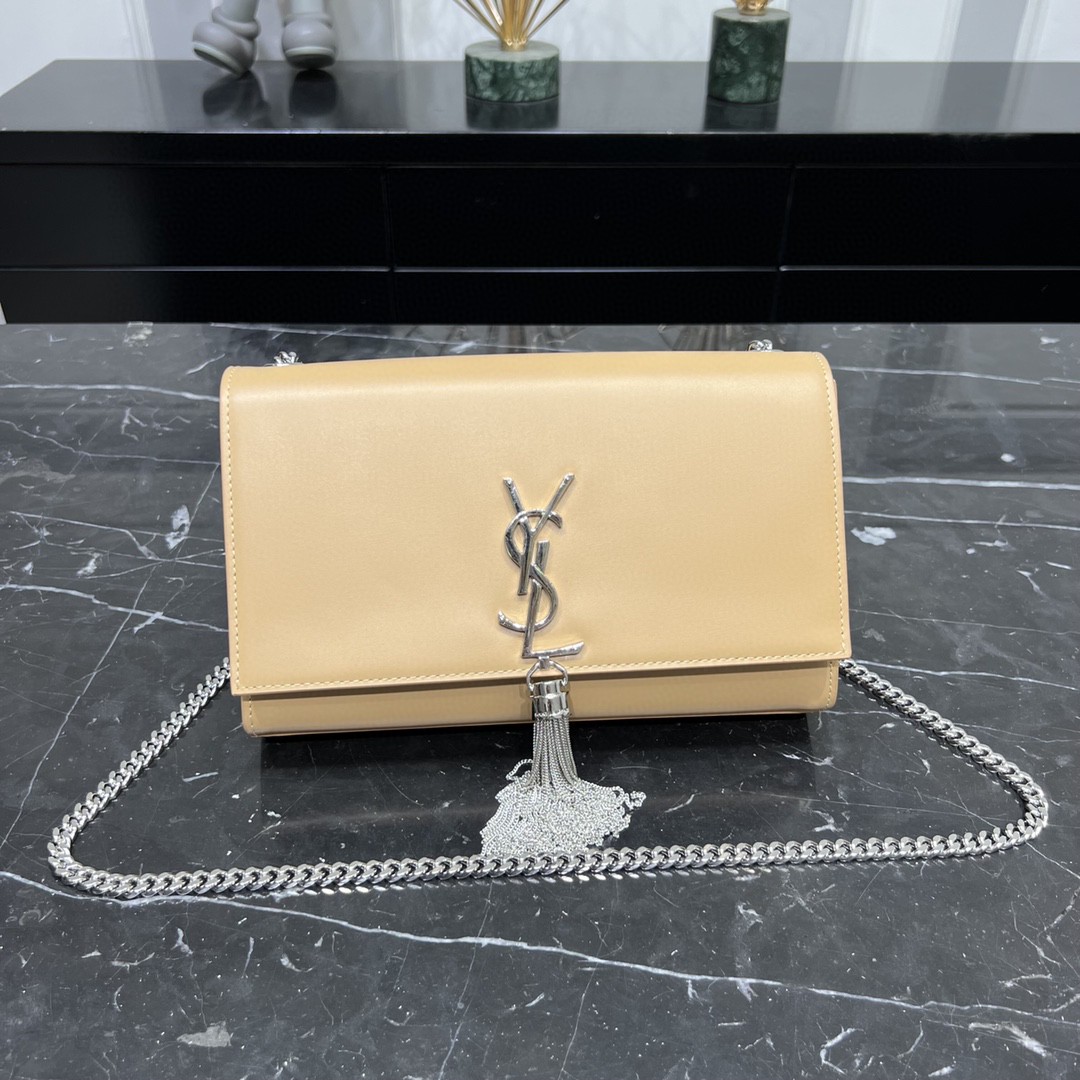 YSL KATE MEDIUM CHAIN BAG WITH TASSEL
