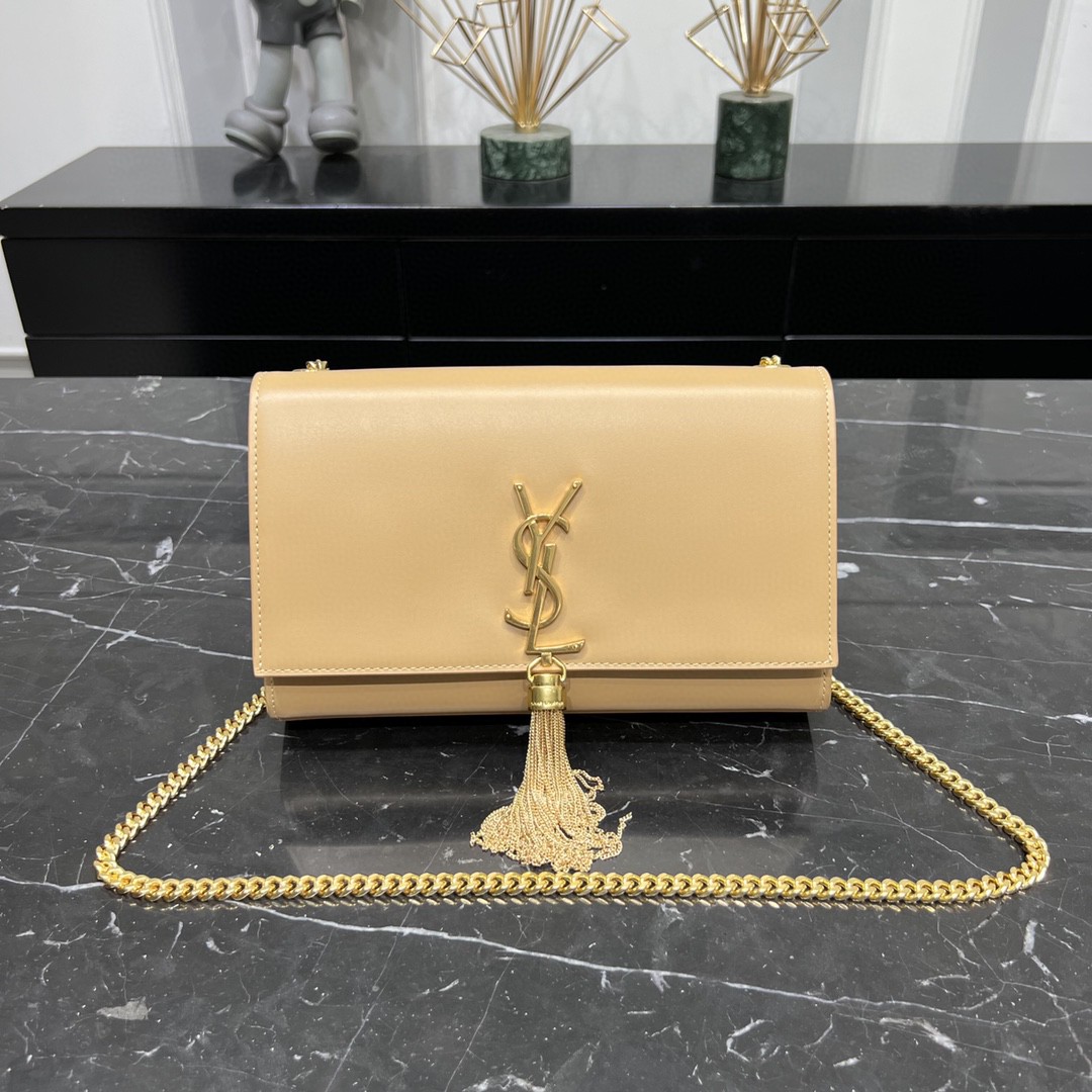 YSL KATE MEDIUM CHAIN BAG WITH TASSEL