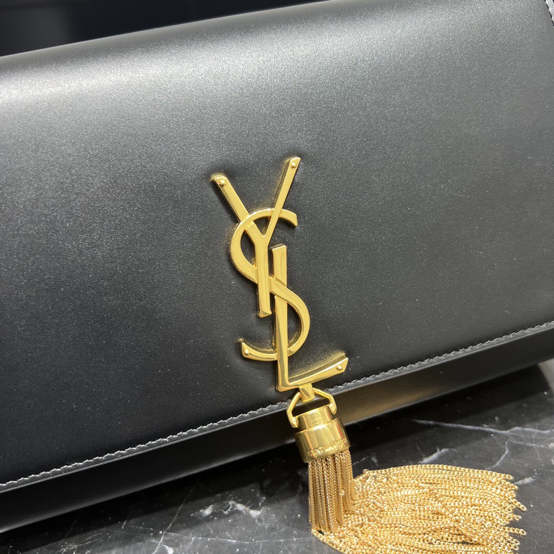 YSL KATE MEDIUM CHAIN BAG WITH TASSEL