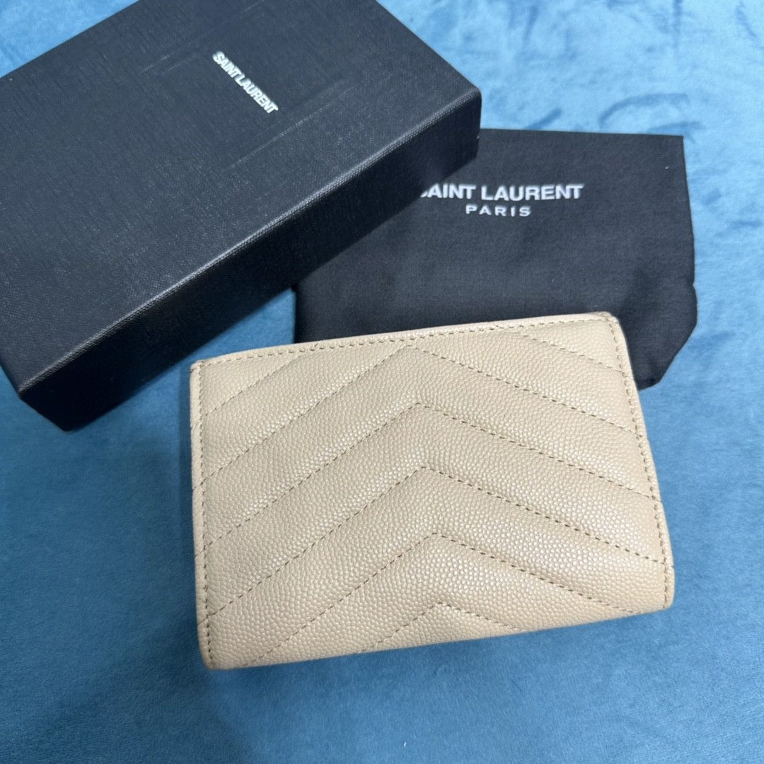 YSL CASSANDRE MATELASSÉ SMALL ENVELOPE WALLET